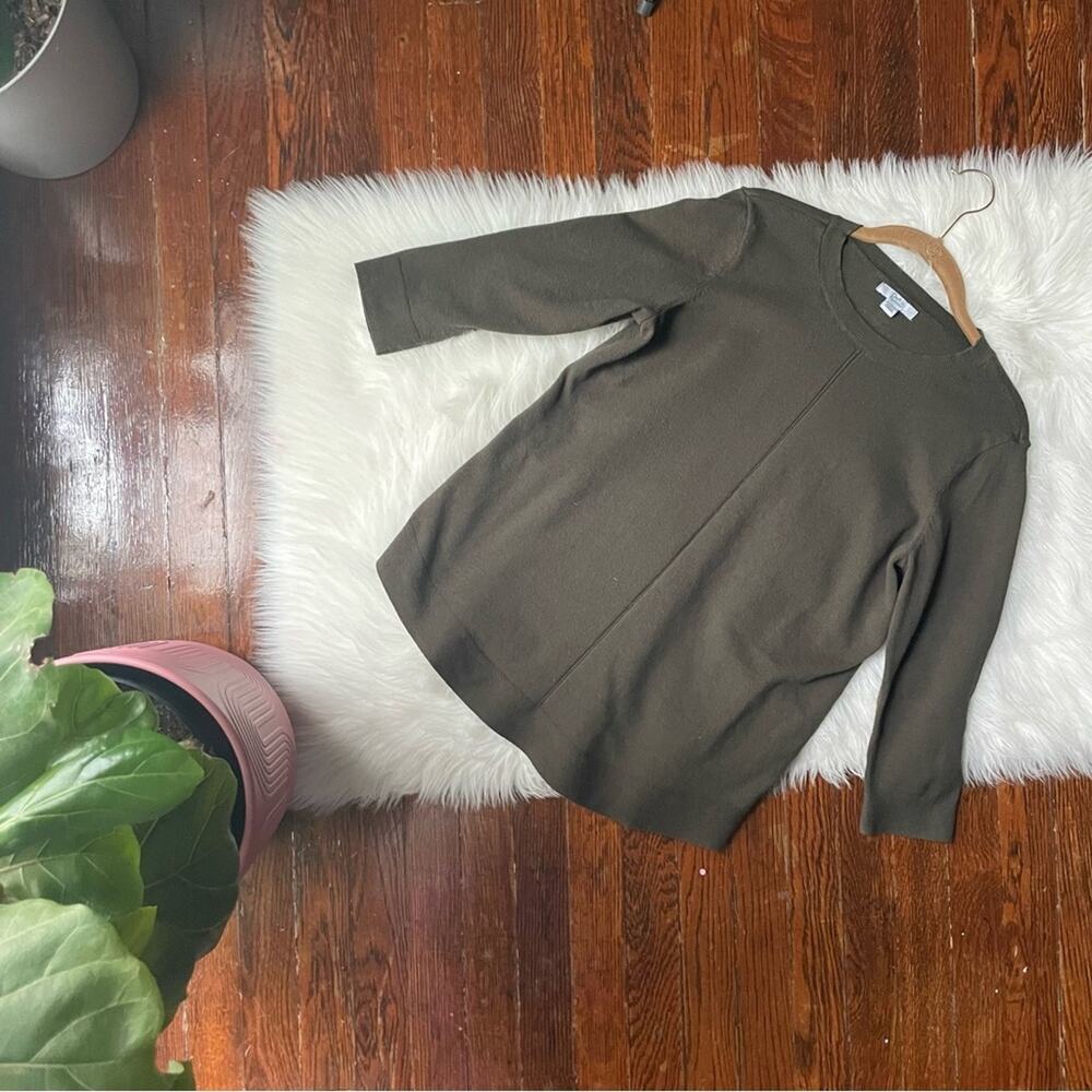 Y2K Green Sweater Top Half Sleeves Size Medium